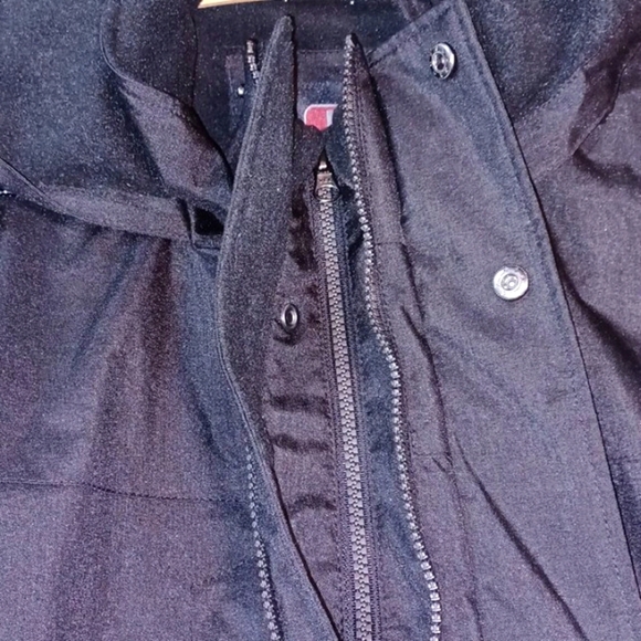 Swiss Tech Men's Black Waterproof Double Zipper Ski Coat L 42 -44" - Picture 3 of 16